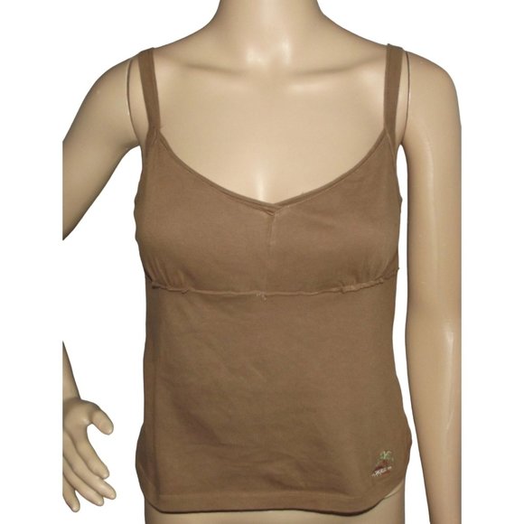 BONGO | Tops | Bongo Tank Size Junior Large Brown Cotton Cami Vintage ...